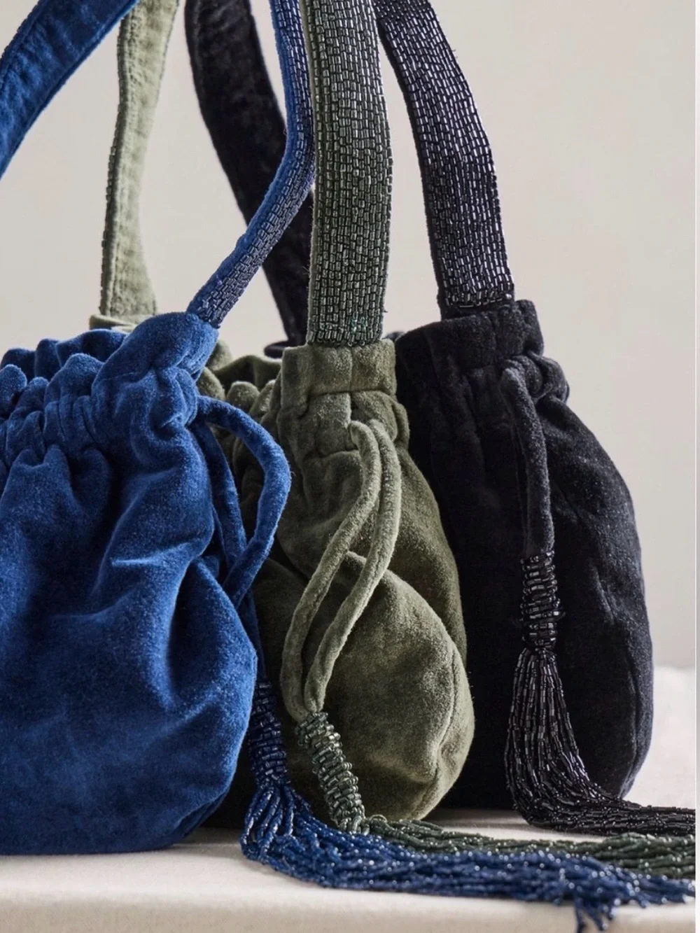 NWT free people Valentina Velvet Pouch